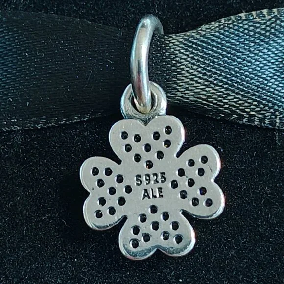 Authentic Pandora Lucky in Love Dangle Charm 791309 - Picture 5 of 6